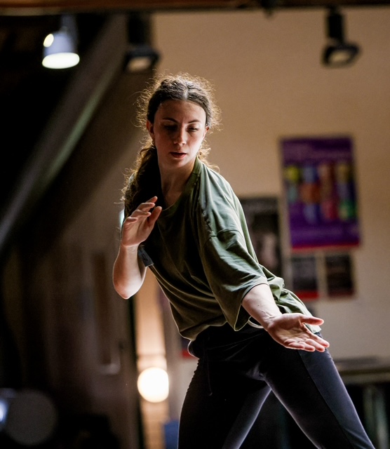 Isabel Paladin in prova in studio